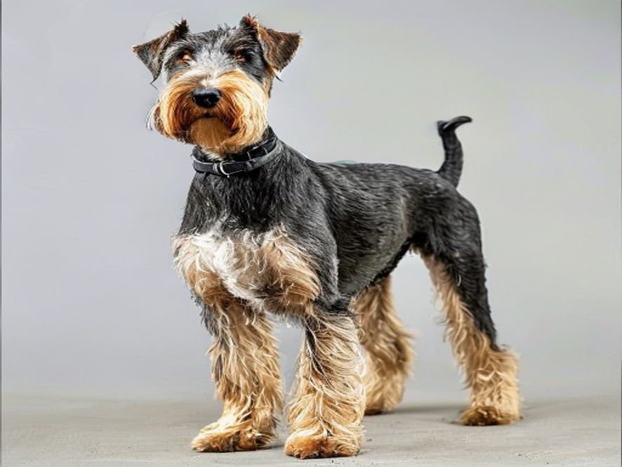 Foto de um Airedale Terrier