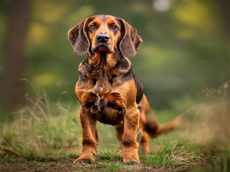 Foto de um Bavarian Mountain Scent Hound